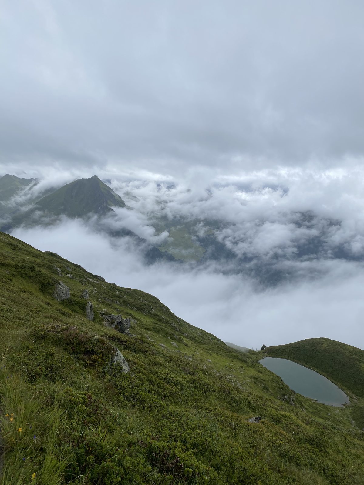 Alpine landscape from a hike in Austria